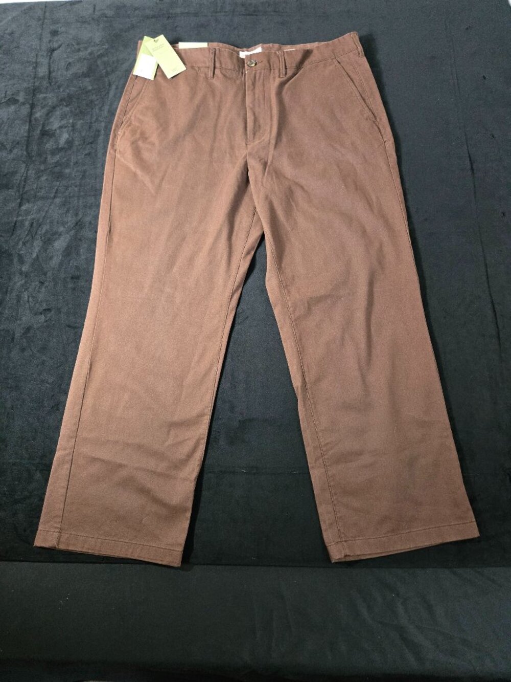 Goodfellow Every Wear Relaxed Chino Pants Brown 38x30 NWT